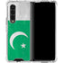 Pakistan Flag Distressed Galaxy Z Fold4 5G Clear Case